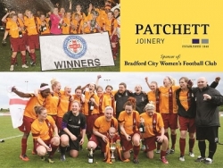 Patchett congratulate Bradford City Women’s Football Club on cup wins