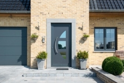 Leading Decalu entrance door now available from Dekko 