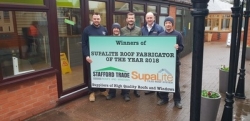 SupaLite crown Stafford UPVC Windows as Fabricator of the Year