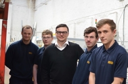 Warwick tackles industry skills shortage by taking on four new apprentices