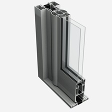 GT55 commercial aluminium doors